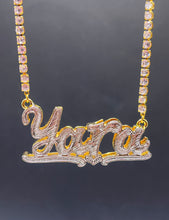 Load image into Gallery viewer, Double Plated Name Necklace