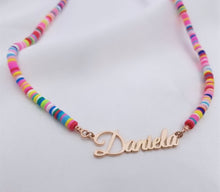 Load image into Gallery viewer, Kids Beaded Name Necklace