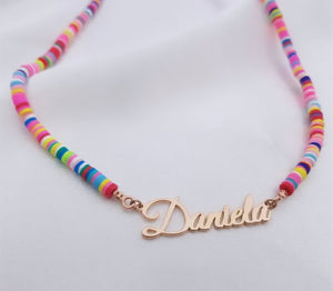 Kids Beaded Name Necklace