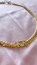 Load image into Gallery viewer, Cuban Initials Necklace