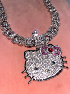 Iced Hello Kitty Necklace