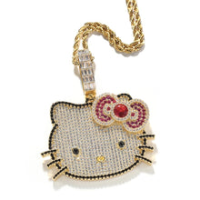 Load image into Gallery viewer, Iced Hello Kitty Necklace