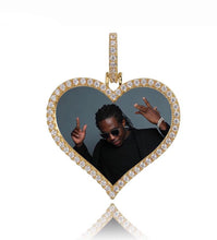 Load image into Gallery viewer, Heart Picture Pendant Necklace