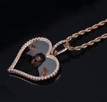 Load image into Gallery viewer, Heart Picture Pendant Necklace