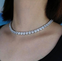 Load image into Gallery viewer, Clustered Square Bling Choker