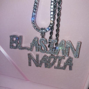 Iced Out Name Necklace