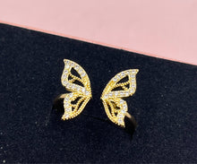 Load image into Gallery viewer, Simple Butterfly Bling Ring