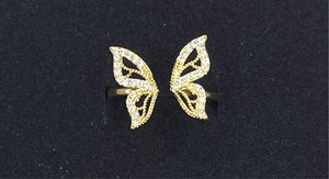 Simple Butterfly Bling Ring
