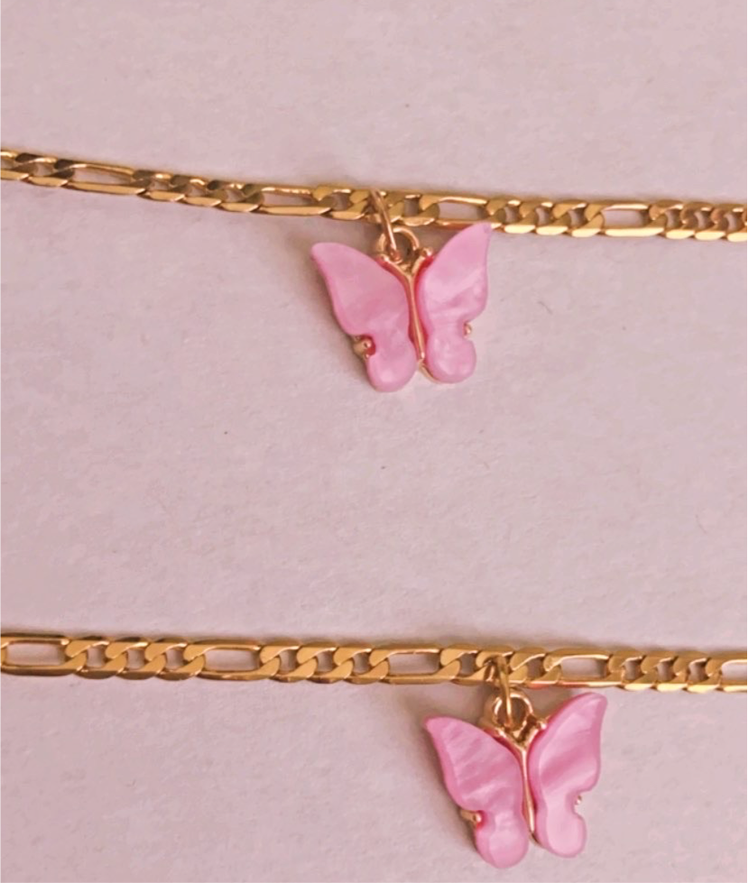 Dainty Butterfly Anklet