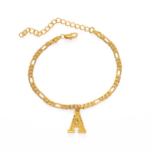 Classic Initial Anklet