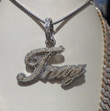 Load image into Gallery viewer, Double Diamond Name Necklace