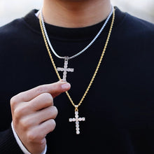 Load image into Gallery viewer, Bling Cross Necklace