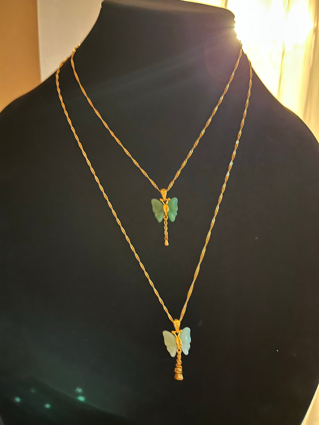 Jaded Butterfly Necklace