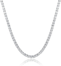 Load image into Gallery viewer, 14K White Gold Diamond Tennis Chain