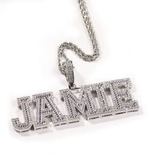 Load image into Gallery viewer, Varsity Name Necklace