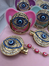 Load image into Gallery viewer, Evil Eye Pacifier Set